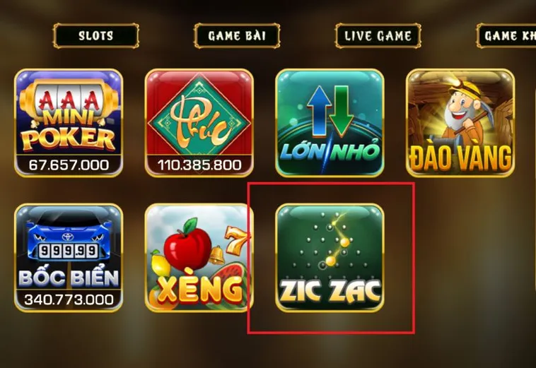 Cách Chơi Game Nhanh ZicZac Tại 99OK Để Thắng Lớn